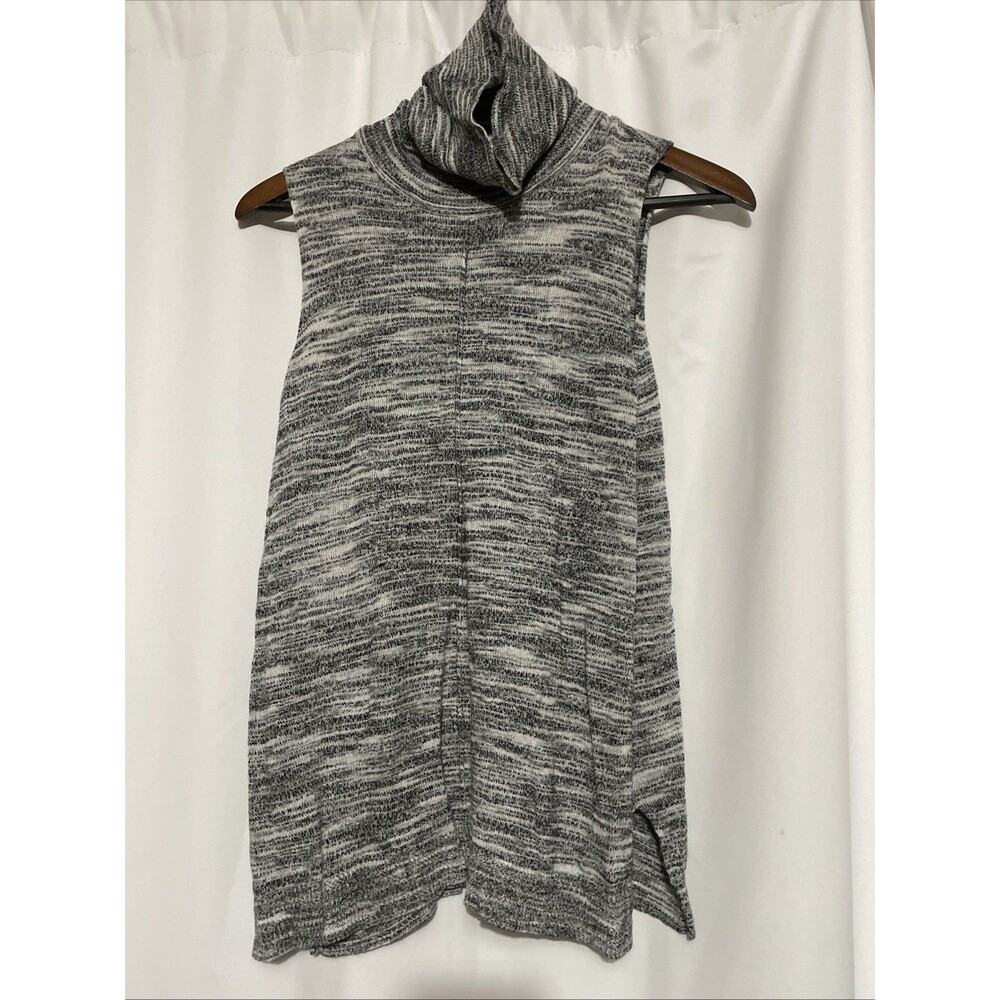 Chicos Turtleneck Knit Sweater Sleeveless Top Blouse sz 3 / 16 XL (13)
